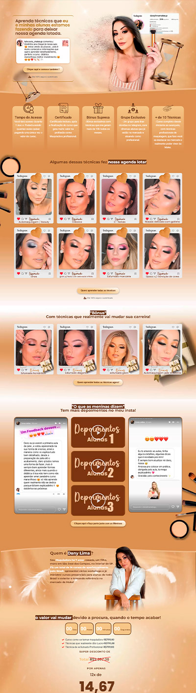 Captura del proyecto Método de Maquillaje