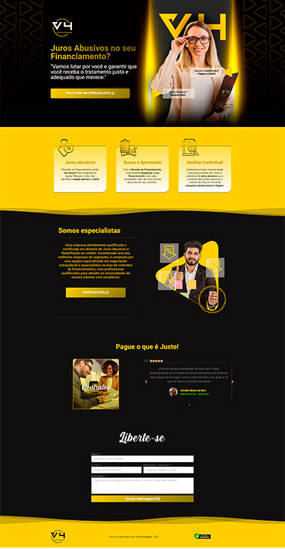 Captura del proyecto V4 Juros Abusivos