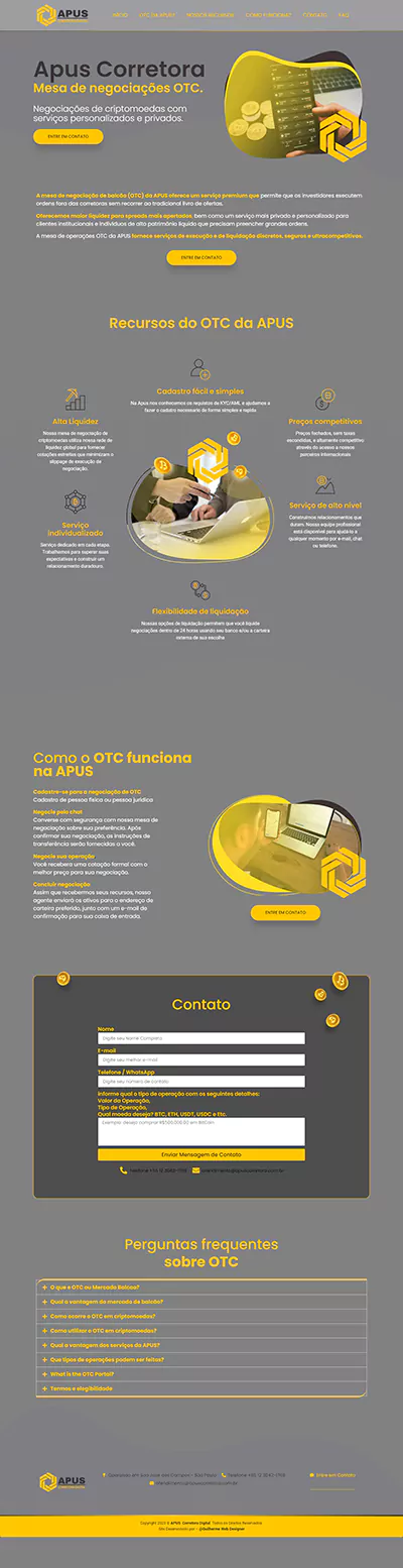 Captura del proyecto Apus