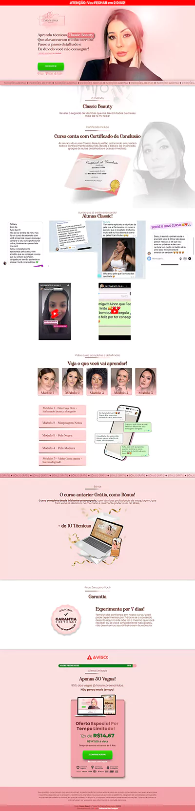 Captura del proyecto Classic Beauty