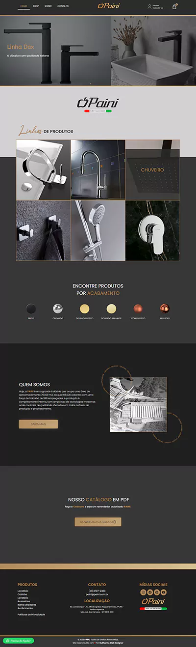 Captura del proyecto Paini