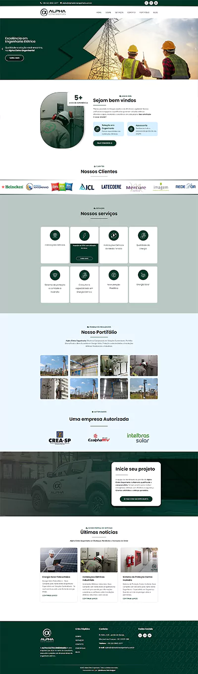 Captura del proyecto Eletro Engenharia